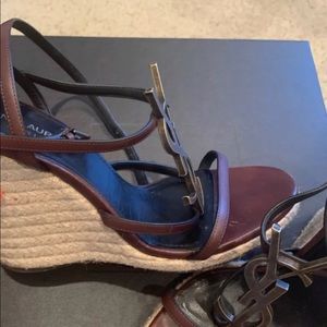 Lovely YSL Cassandra Wedges. Sizes 39